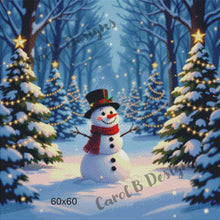 Load image into Gallery viewer, Frosty's Festive Glow - by CarolB Designs