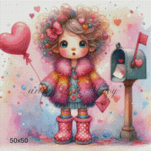 Load image into Gallery viewer, Valentine At The Mailbox - by Lori Maloy