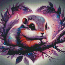 Load image into Gallery viewer, Whimsical Heartwood Chipmunk by Kristel Missiaen
