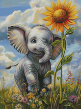 Load image into Gallery viewer, Gentle Giant by the Sunflower by Lori Maloy