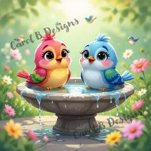 Load image into Gallery viewer, Birdbath Buddies- by CarolB Designs