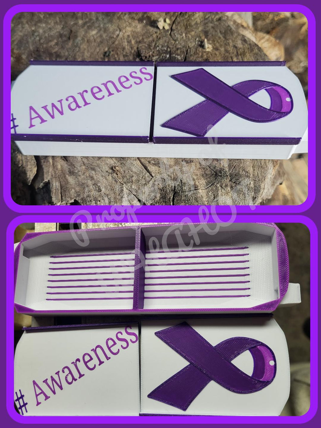 #Awareness divided tray for domestic violence - Retired