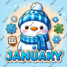 Load image into Gallery viewer, Calendar Months (13 image choices) by KayCeeS Designs