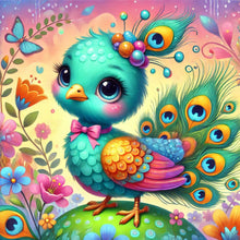 Load image into Gallery viewer, Polly the Peachick by KayCeeS Designs