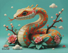 Load image into Gallery viewer, Blossom Serpent by KayCeeS Designs