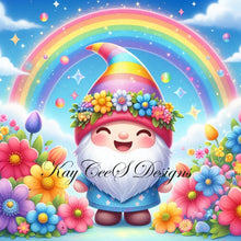 Load image into Gallery viewer, Rainbow Garden Gnome Delight - KayCeeS Designs