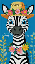Load image into Gallery viewer, Zara the Zesty Zebra by KayCeeS Designs