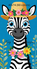 Load image into Gallery viewer, Zara the Zesty Zebra by KayCeeS Designs