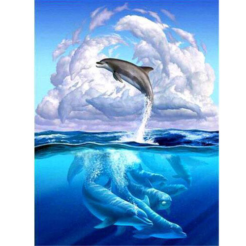 Dolphin Bonanza Diamond Painting