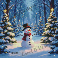 Load image into Gallery viewer, Frosty&#39;s Festive Glow - by CarolB Designs
