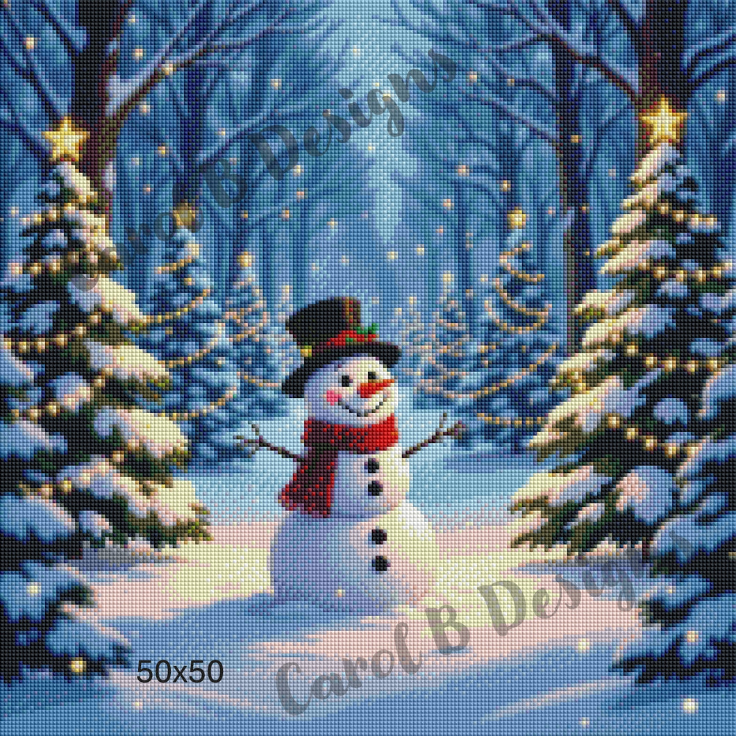 Frosty's Festive Glow - by CarolB Designs