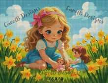Load image into Gallery viewer, Daffodil Playtime by CarolB Designs
