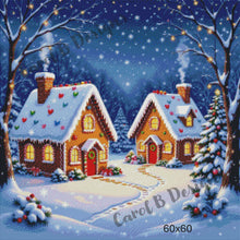 Load image into Gallery viewer, Sugarplum Lane Cottages - by CarolB Designs
