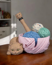 Load image into Gallery viewer, Kit-Cat Yarn Bowl
