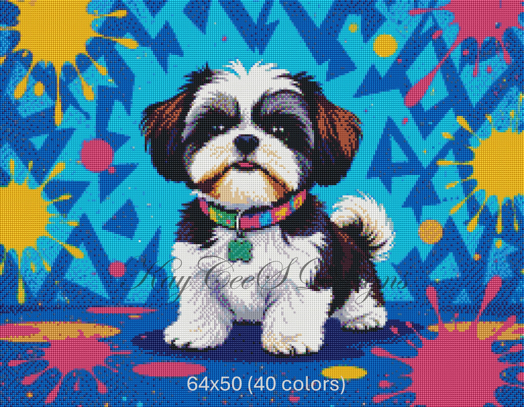 Pop Pup Power – Shih Tzu Sparkle by KayCeeS Designs
