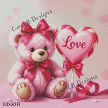Load image into Gallery viewer, Pink Sweetheart Bear - by CarolB Designs
