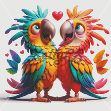Load image into Gallery viewer, Parrots in Love
