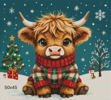 Load image into Gallery viewer, Cozy Christmas Highland - KayCeeS Designs
