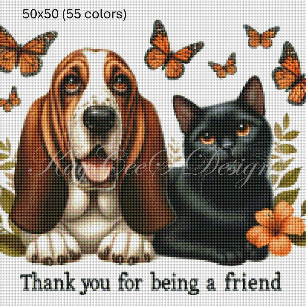Thank You For Being a Friend by KayCeeS Designs
