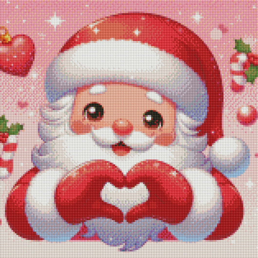 Santa Sending Love - KayCeeS Designs