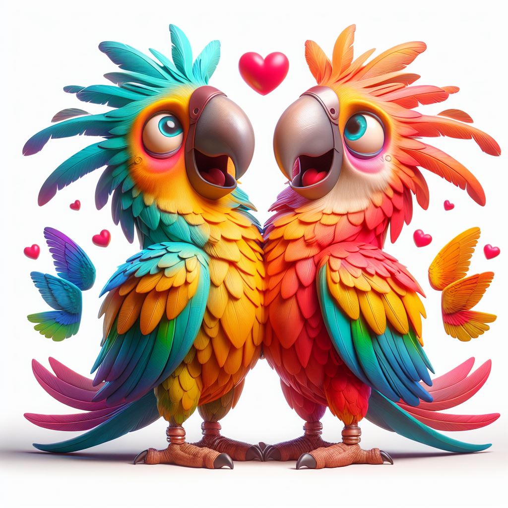 Parrots in Love