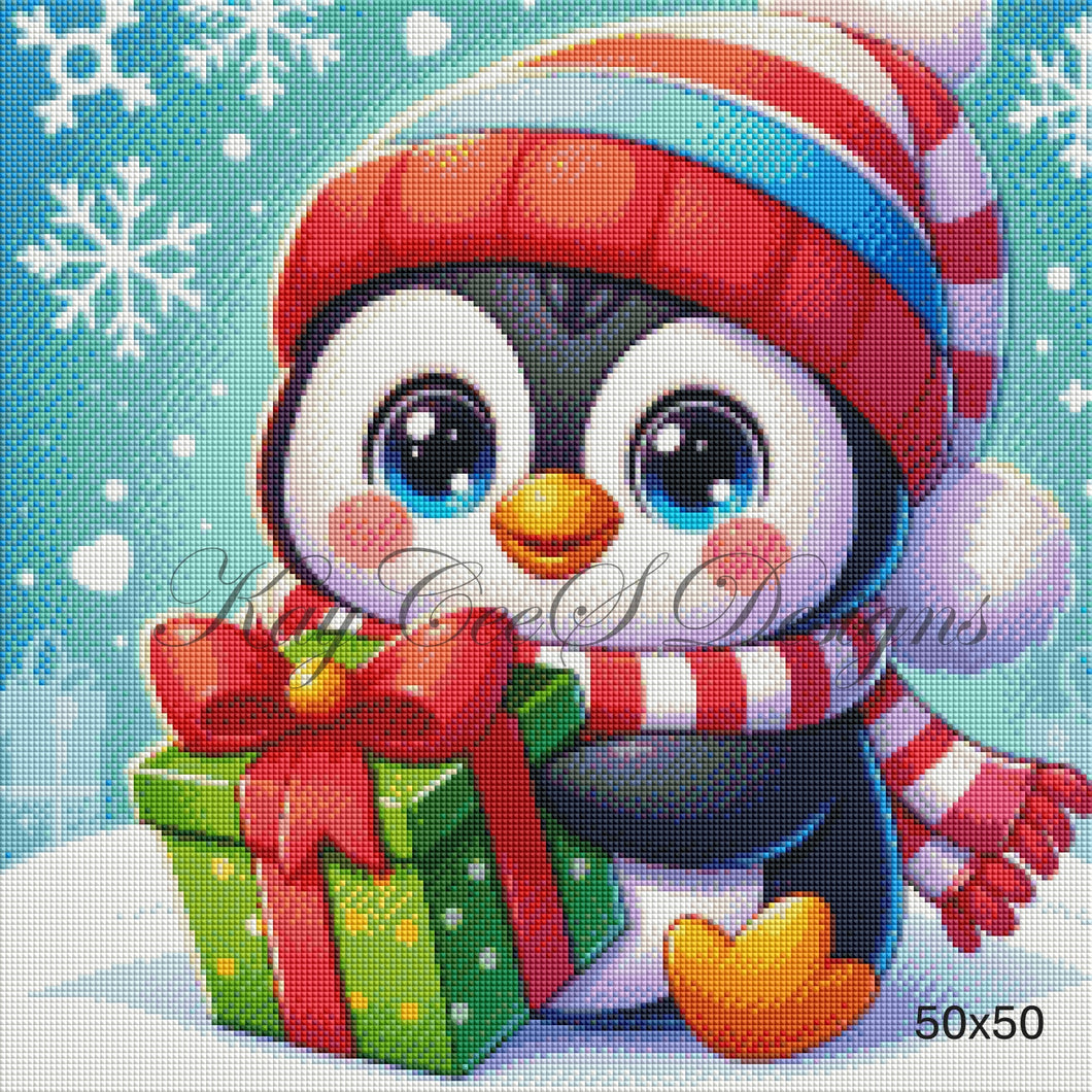 Penguin’s Perfect Present - KayCeeS Designs