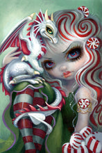 Load image into Gallery viewer, Peppermint Dragonling - by Jasmine Beckett-Griffith
