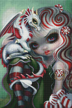Load image into Gallery viewer, Peppermint Dragonling - by Jasmine Beckett-Griffith
