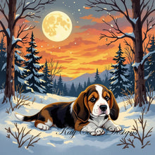 Load image into Gallery viewer, Moonlit Paws and Winter Whispers - KayCeeS Designs
