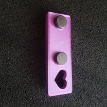 Load image into Gallery viewer, Tray Minder (monogrammed with heart cutout)
