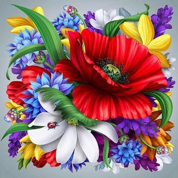 Flower Bouquet Diamond Painting