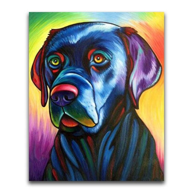 Colourful Lab Diamond Painting